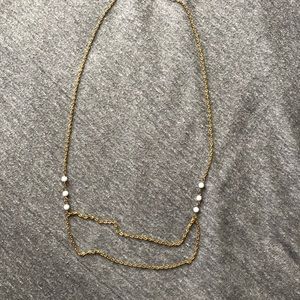 Gold w/ Pearl Layer Necklace